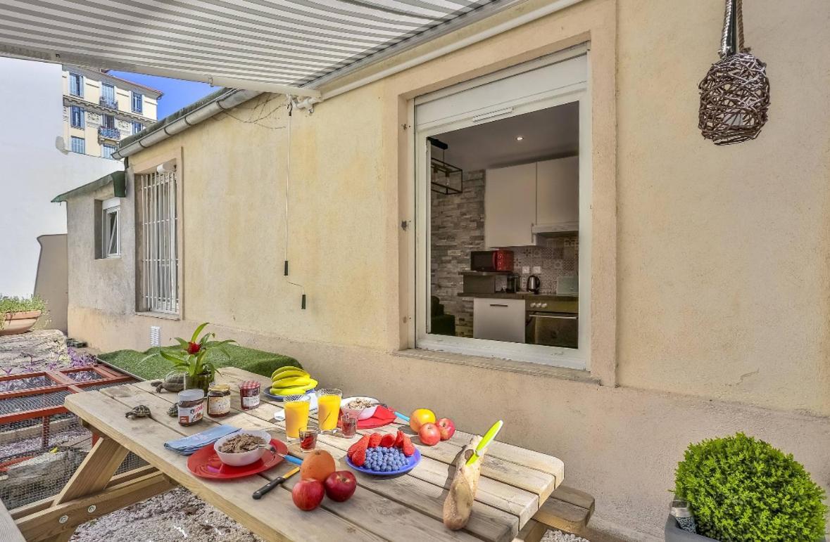 Le Refuge Avec Terrasse Et Jardin, En Plein Centre-Ville, Gare 5 Minutes A Pieds نيس المظهر الخارجي الصورة